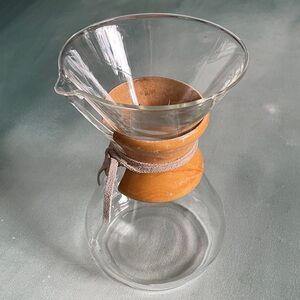 Vintage Chemex Coffee Glass Carafe 9 1/4”